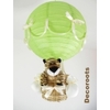 lampe montgolfière enfant bébé thème jungle tigre vert et beige