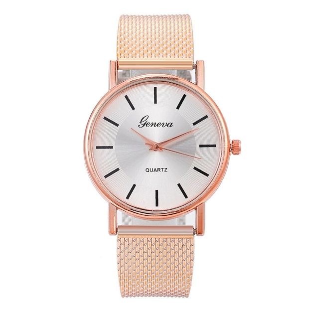 Montre Femme Classique Color E Rose Gold Bijoux Femmes Montres