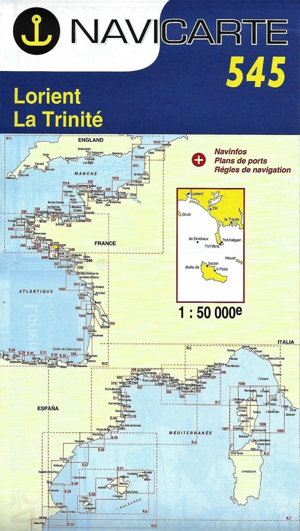 Carte Marine Navicarte De Lorient La Trinit Sur Mer Cartes