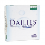 Lentilles Focus Dailies all day comfort Toric x90