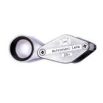 Loupe achromatique en métal chromé