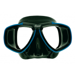 Masques de Plongée Focus Noir/Bleu - Adaptable à la vue