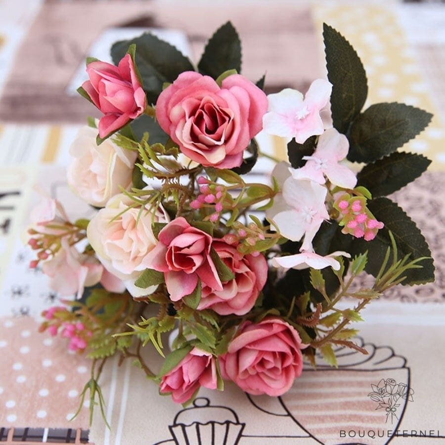 D Co Fleurs Pour Mariage Bouquet Artificiel Bouqueternel