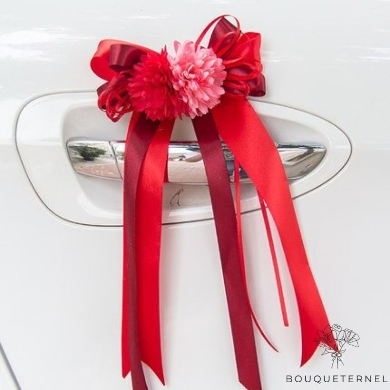 Ventouse Fleur Voiture Mariage Bouqueternel