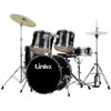 BATTERIE LINKO COMPLETE AVEC CYMBALE SIEGE ET ACCESSOIRES ' NOIR'