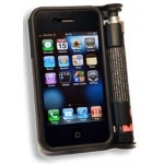 Coque IPHONE NOIRE 3 ou 4 avec Aérosol Neutralisant Gaz Poivre