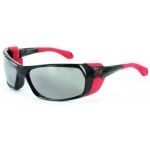 Lunettes Julbo Bivouak - Noir Brillant / Rouge - Cat.4