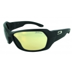 Lunettes JulboDirt - Noir Brillant / Noir - Zébra Cat. 2 à 4