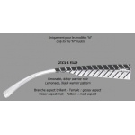 Branches Dilem Décor pour modèles M" ZG152 - Limonade Décor Warrior Noir
