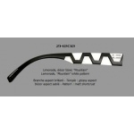 Branches Dilem "ZH" Aspect Brillant  ZH202 - Limonade-noir-blanc