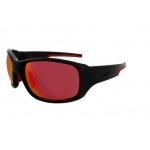 Lunettes Julbo Stunt - Noir Brillant / Rouge - Cat. 3