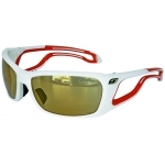Lunettes Julbo Pipeline - Blanc / Orange - Zébra Cat. 2 à 4