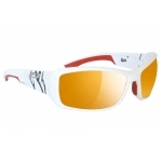 Lunettes Julbo Run - Blanc / Rouge - Zébra Cat. 2 à 4