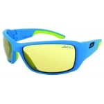 Lunettes Julbo Run - Bleu / Vert - Zébra Cat.2 à 4