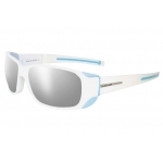 Lunettes Julbo Monterosa - Blanc / Bleu ciel - Cat.4