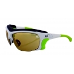 Lunettes Julbo Trek - Blanc / Anis - Zebra cat. 2 à 4