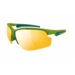 Lunettes Julbo Ultra - Vert Mat / Bleu - Zebra Light Cat. 1 à 3