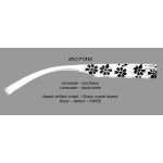 Branches Dilem Larges Décor 3 ZC732 : Limonade - Noir Blanc Décor Hippie