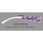 Branches Dilem Décor pour modèles M" 2 ZG642 : Limonade - Violet Décor Nubie