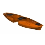 KAYAK DE RANDONNEE MODULAIRE POINT 65°N MARTINI SOLO
