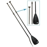 PAGAIE DE STAND UP PADDLE BRAVO MANCHE FIBRES PALE PLASTIQUE DÉMONTABLES 3 PARTIES