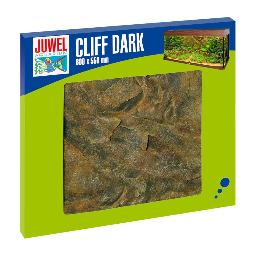 JUWEL Cliff Dark plaque de fond 3D 60 x 55 cm pour l