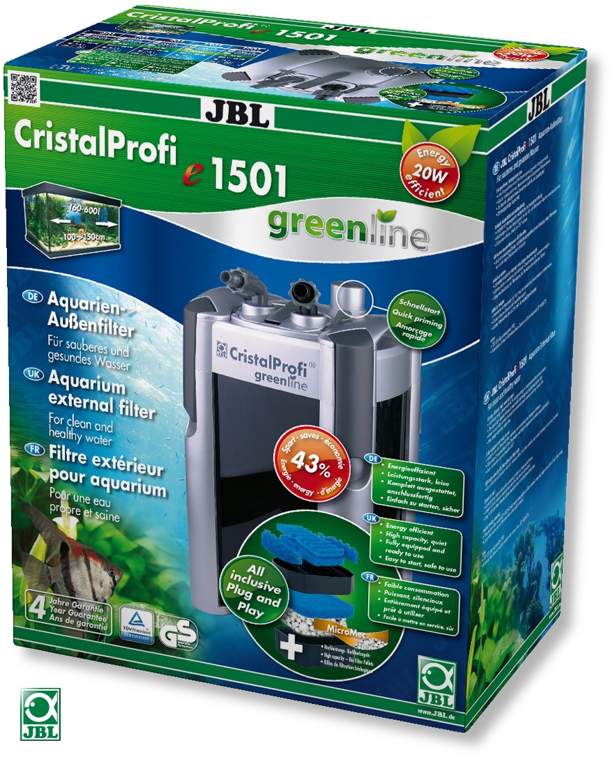 Jbl Cristalprofi E Greenline Filtre Externe Pour Aquarium En Vente