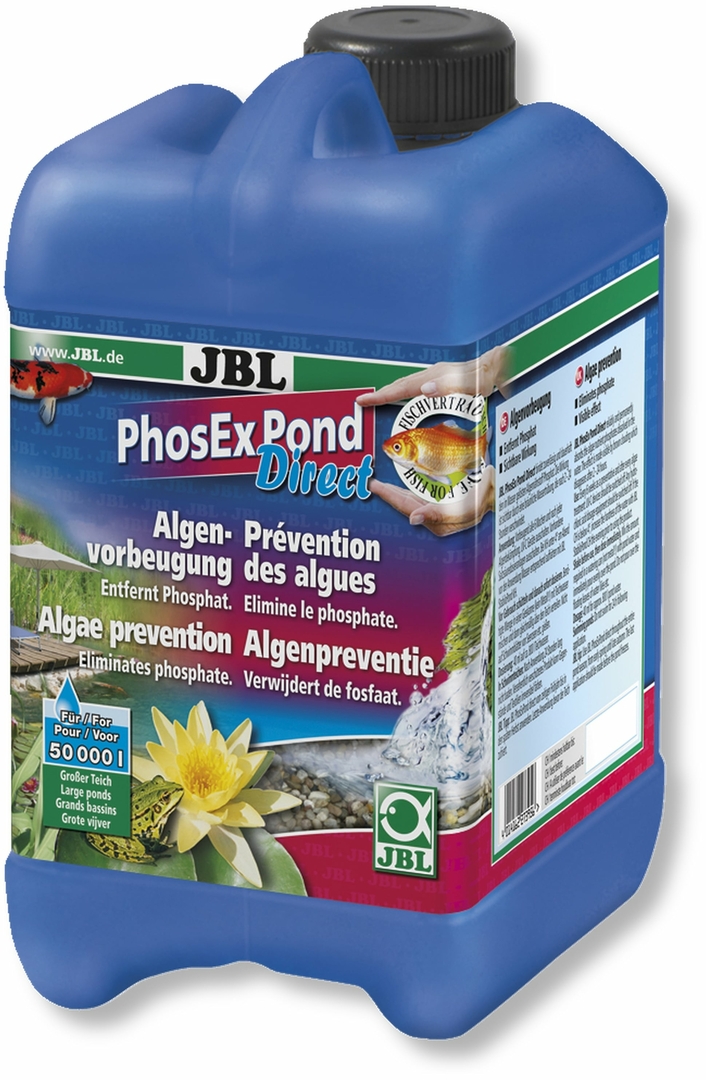 JBL PhosEx Pond Direct 2 5 L élimine les phosphates afin de supprimer