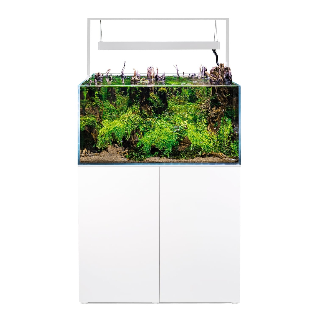 AQUAEL UltraScape 90 Set Snow Aquarium 240L Dimensions 90 X 60 X 45 Cm