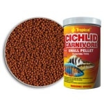 TROPICAL - Cichlid Carnivore Small Pellet 250ml nourriture pour cichlidés carnivores jeunes ou de petite taille