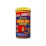 TROPICAL - Discus Gran D-50 Plus 100ml + 35% Offert granules descendantes rehaussant la couleur pour discus