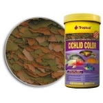 TROPICAL - Cichlid Color XXL 5kgs nourriture de base pour cichlidés, riche en protéines et rehaussant la couleur, avec beta-glucan et orties