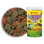 TROPICAL - Mini Wafers Mix 100ml pastilles descendantes avec spirulina pour crustacés et poissons de fond