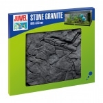 JUWEL - Stone Granite plaque de fond 3D 60 x 55 cm pour l'habillage de la vitre arrière de votre aquarium