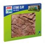 JUWEL - Stone Clay plaque de fond 3D 60 x 55 cm pour l'habillage de la vitre arrière de votre aquarium
