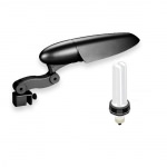 WAVE - Cosmos Zen Artist Noir laqué 13w éclairage pour nano aquarium avec ampoule spéciale eau douce