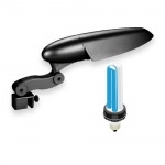 WAVE - Cosmos Zen Artist Noir laqué 20w éclairage pour nano aquarium avec ampoule spéciale eau de mer