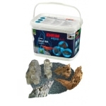 EHEIM - DecoSet set de décoration naturel pour nano aquarium, avec roches, racines, et sable.