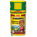 JBL - NovoGranoMix mini Click 100 ml granulés pour petits poissons d'aquarium d'ornement avec doseur