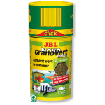 JBL - NovoGranoVert mini Click 100 ml granulés pour petits poissons d'aquarium herbivores avec doseur