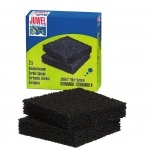JUWEL - Lot de 2 blocs de mousse au charbon actif pour filtre Juwel Bioflow 6.0 et Standard. Dimensions 12,5 x 12,5 x 2,5 cm