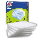 JUWEL - Poly Pad lot de 5 coussins de ouate pour filtre Juwel Bioflow 8.0 et Jumbo. Dimensions 15,3 x 15,3 x 1 cm