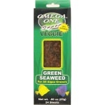 OMEGA ONE - Seaweed Green 23 gr. nourriture sous forme de feuilles (x24) pour poissons d'eau douce et marins herbivores