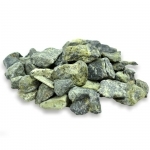 Filet de 450 Gr. de pierres naturelles décoratives Verte Africa, d'environ 3 à 5 cm pour aquarium d'eau douce