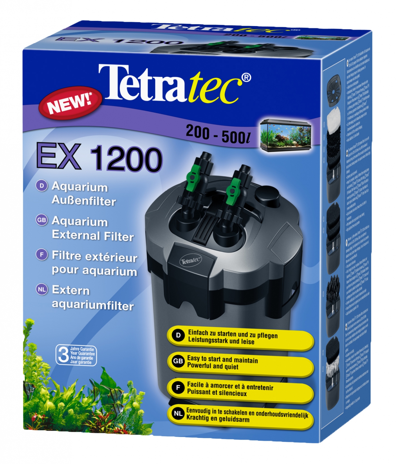 Tetra Ex Filtre Externe L H Pour Aquarium De L En