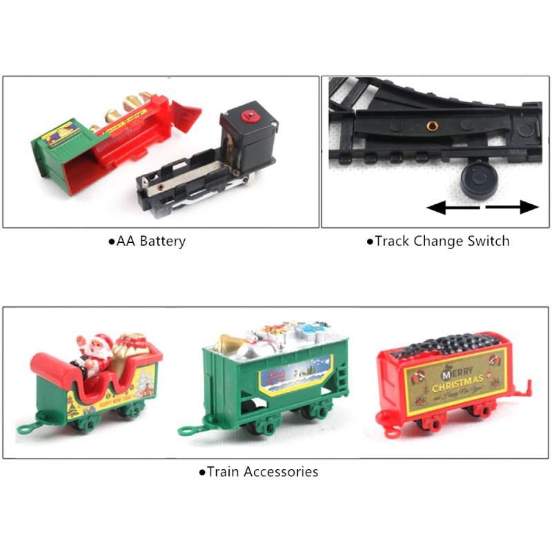 Ensemble de jouets de Train électrique de noël pour enfants petite