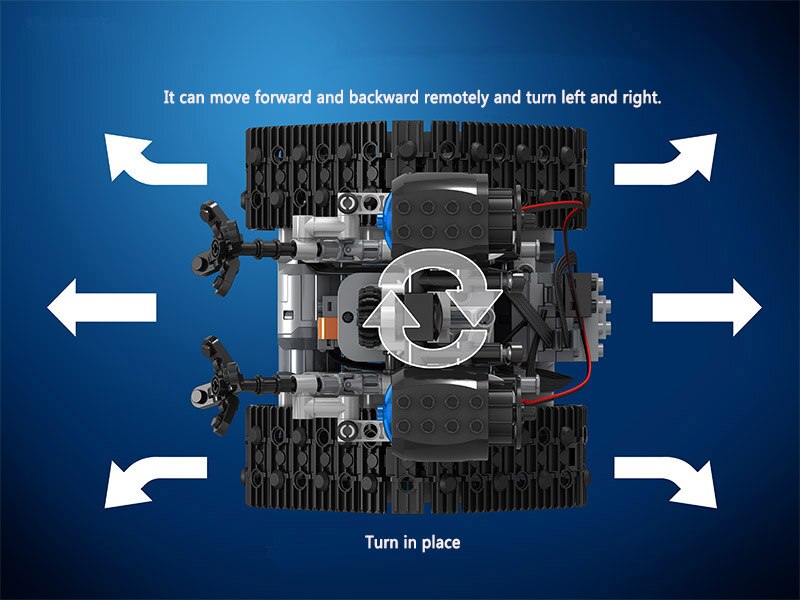 Robot Intelligent Rc Pi Ces Blocs De Construction Cr Atifs