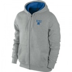 Zipper capuche NIKE Northrup icon fz grey heather/blue