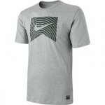 Tee Shirt NIKE Sole Fill grey heather/green