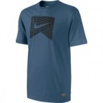 Tee Shirt NIKE Sole Fill blue petrol/black